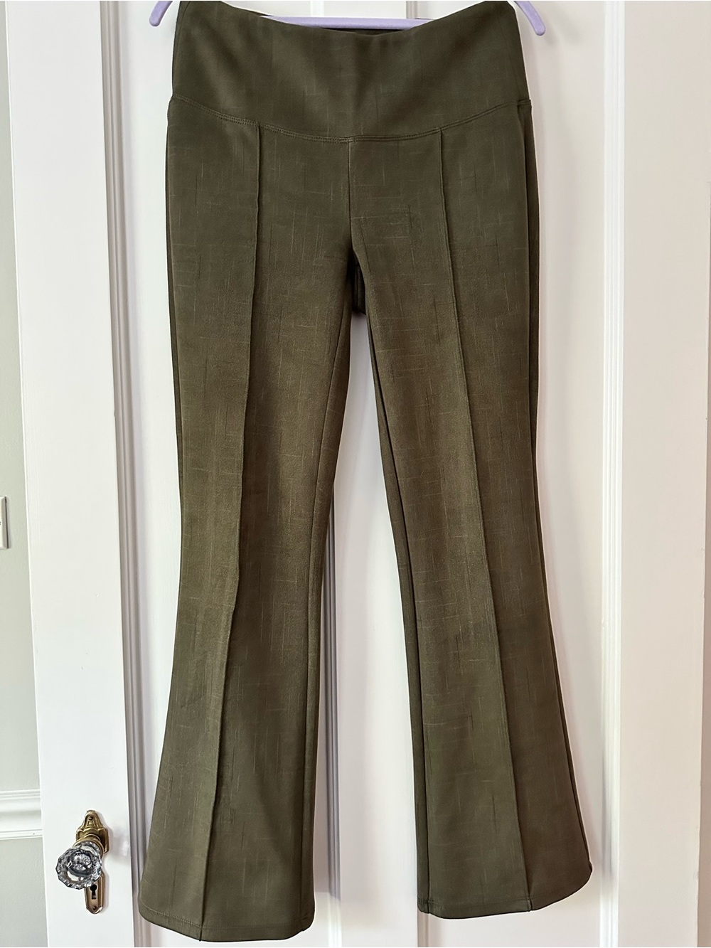 Liverpool Olive Green Flare Pants Medium